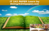 It 242 paper learn by doing it242paper.com