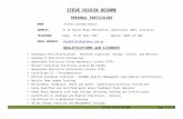 Steven Hickin Resume December 2015