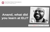 ELI 2014 Blog Post Opening
