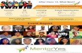 Report - MentorYes Seminar on Undergraduate Opportunities