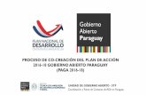 Proceso co creación PAGA 2016-18 Paraguay