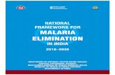National framework malaria elimination india 2016 2030