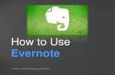 How to Tutorial: Evernote