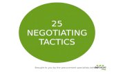 Negotiating Tactics