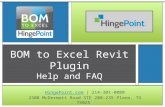 BOM to Excel Revit Plugin Help & FAQ