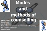 Mehtods of counselling
