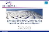 Guaranteed Component Assembly with Round Trip Analysis for Energy Efficient High-integrity Multi-core Systems (CONCERTO))