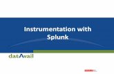 Instrumentation with Splunk