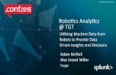 Splunk in Target: Internet of Things (Robot Analytics)