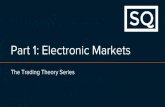 Quant trading theory series: electronic markets