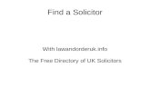 Find a Solicitor