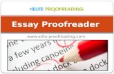 Essay proofreader