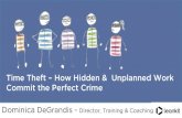 Time Theft: How Hidden and Unplanned Work Commit the Perfect Crime