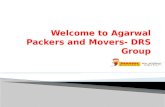 Welcome to agarwal packers and movers  drs group ppt
