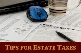 Tips for Estate Taxes
