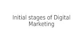 Initial stages of digital marketing