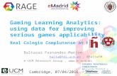 Gaming Learning Analytics Real Colegio Complutense Harvard