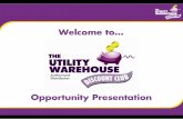 Welcome to the Utility Warehouse
