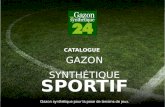 Catalogue Gazon Synthetique Sportif - Gazonsynthetique24.com