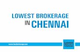 Lowest Brokerage in Chennai