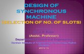 Synchonous machine design selection of no of slots