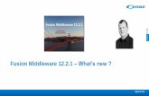 Sysco Oracle Tour 2016 - What's new in FMW 12.2.1?