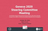 October 18 2016 geneva 2020 steering committee meeting
