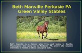 Beth manville perkasie pa   green valley stables