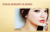 Eyelid surgery in Korea