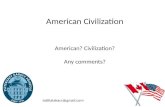 Amercian civilization