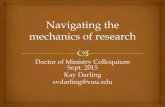 Navigating the mechanics of research