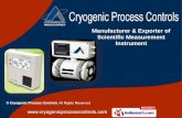 Scientific Measurement Instruments by Cryogenic Process Controls, Chennai