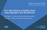 Best Practices Building Cloud Scale Apps with Microservices