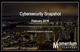 Cybersecurity Monthly Snapshot | February 2016