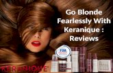 Go blonde fearlessly with keranique reviews