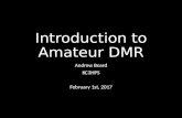 Introduction to Amateur DMR