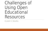Benefits and challenges of using open educational resources, mahaffey