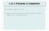 5.13.2 Area of Regular Polygons and Composite Shapes
