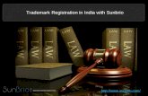 Trademark registration in india with sunbrio
