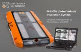MANTA Under Vehicle Inspection System - Introduction
