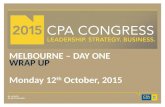 CPA Congress Melbourne 2015 - Day One Wrap Up