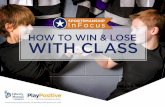 How To Win and Lose With Class for Positive Coaching Alliance