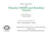 Massive MIMO and Random Matrix