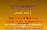 Narayaneeyam English Canto 003