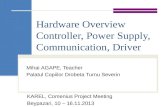 Hardware Overview - Controller, Power Supply, Communication, Driver