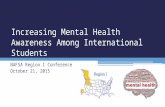 Mental Health Awareness (NAFSA Region I - 2015)