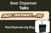 Beer dispenser talks