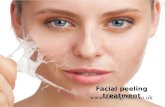 Facial peeling treatment