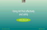 Art post - how to use manual
