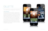 Gillette Mobile Rich Media Advergame Concept